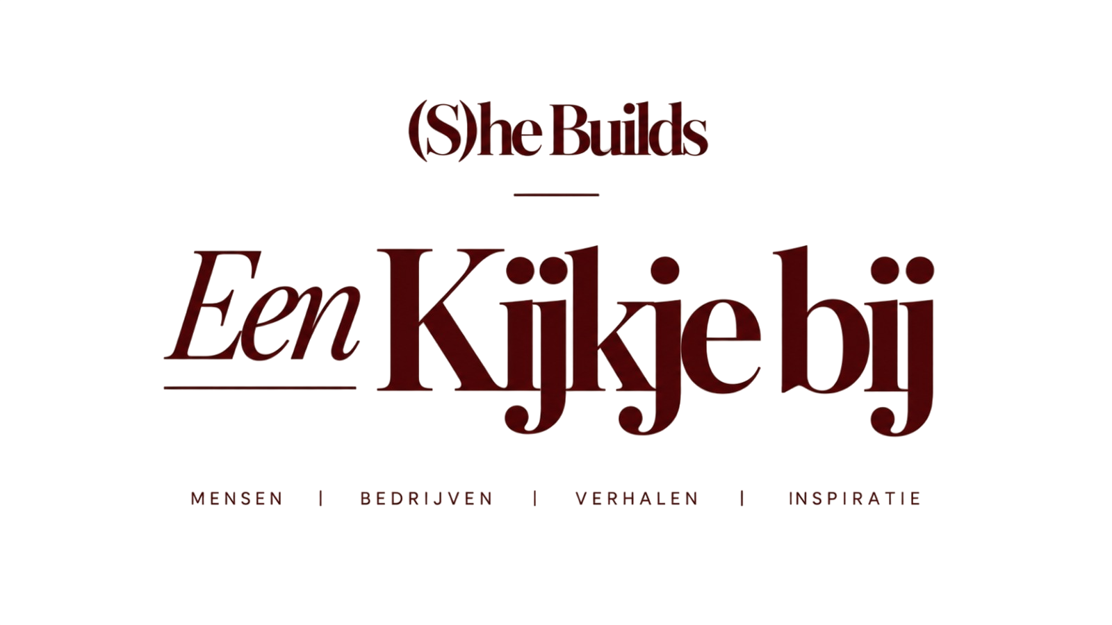 Een kijkje bij - She Builds